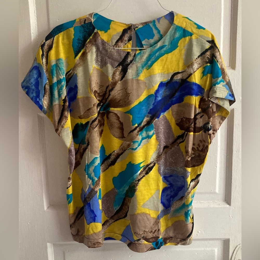 Vintage Colorful Abstract Top - Picture 5 of 6